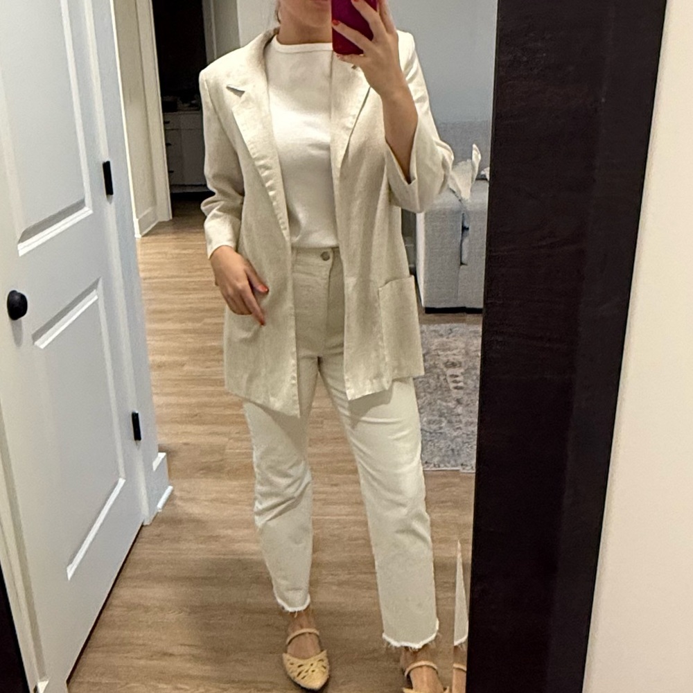 Vintage Willow Ridge Cream Women's Blazer